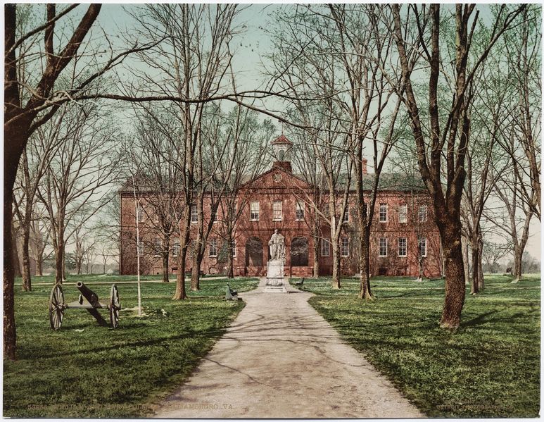 File:William and Mary College, Williamsburg, Virginia, circa 1902.jpg